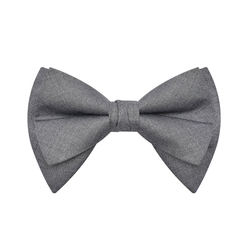 Grey Suiting Bow tie - MANNZILO
