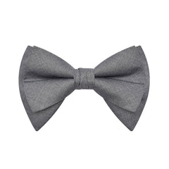 Grey Suiting Bow tie - MANNZILO