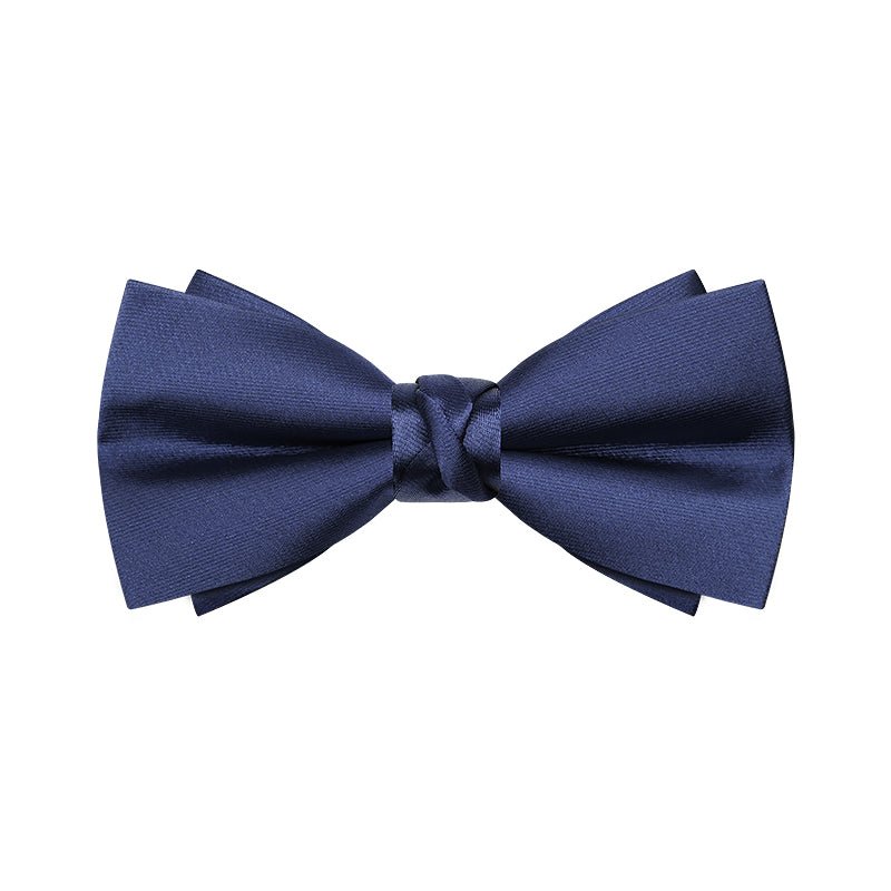 Bold Colour Satin Bow Ties - MANNZILO