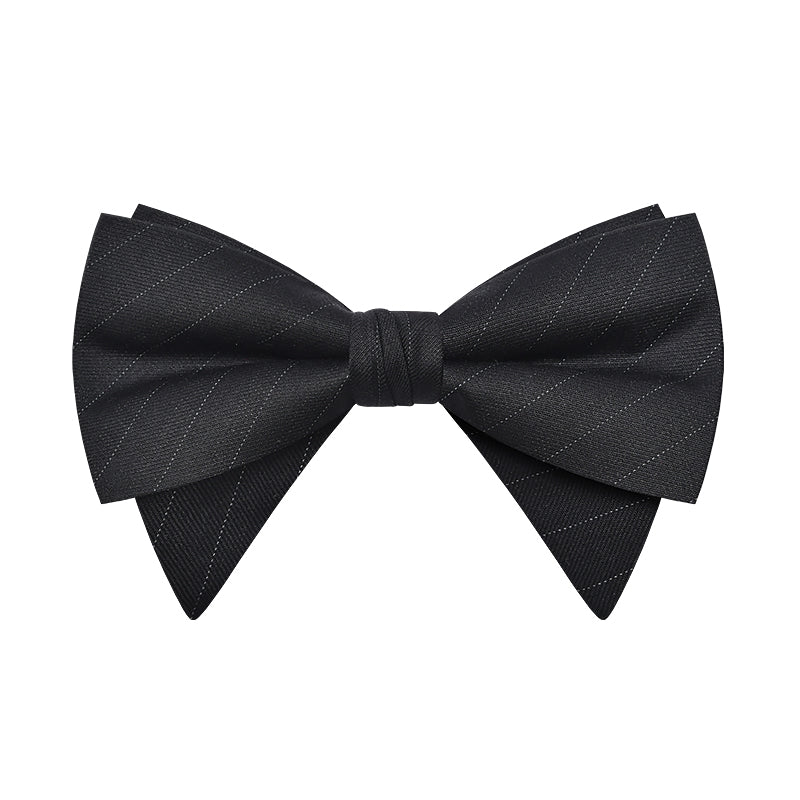 Pinstripe Bow Ties - MANNZILO